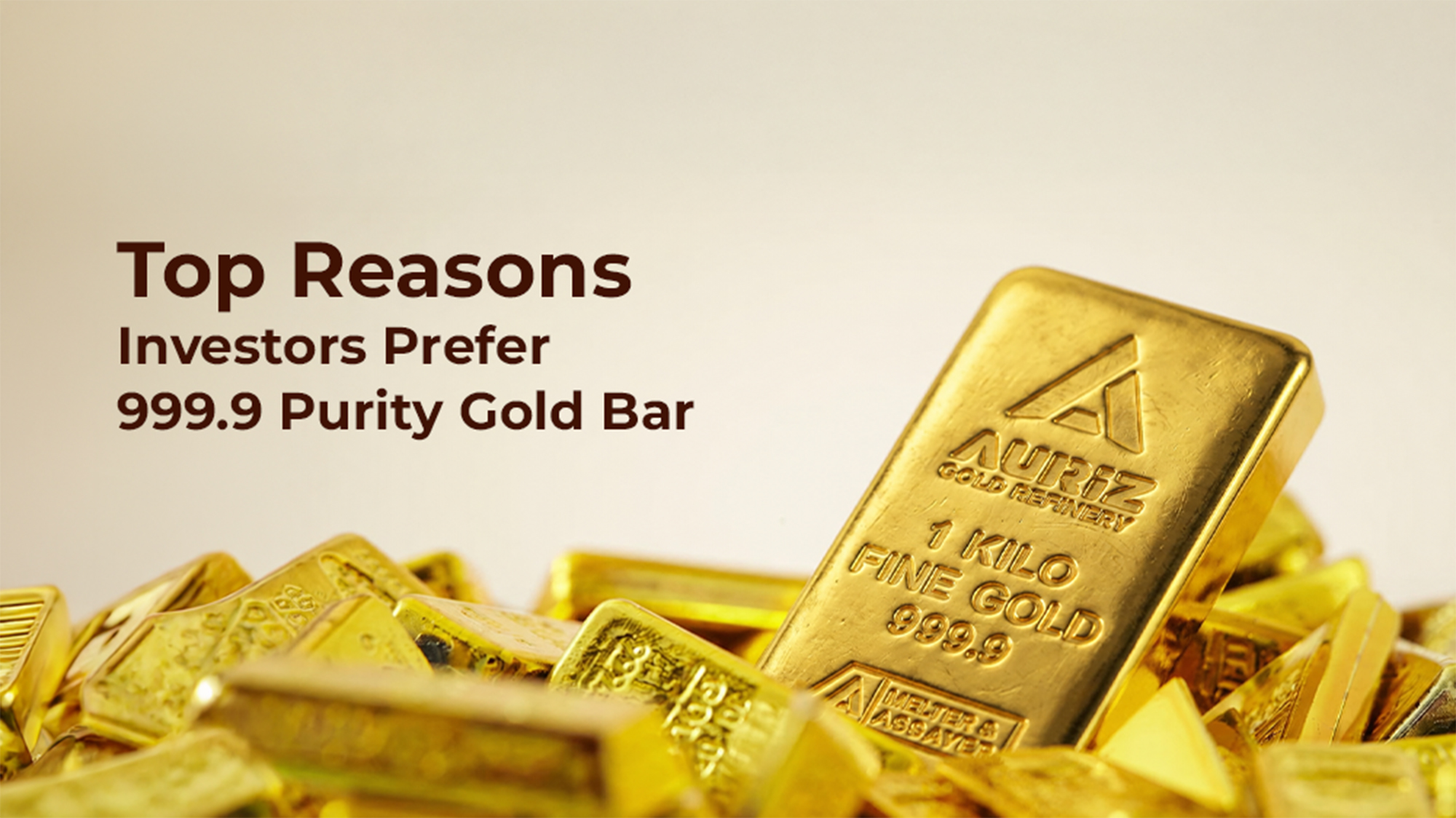 999.9 Purity Gold Bars